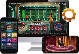 Antarmuka Lightning Baccarat di aplikasi deluna4 menampilkan dealer langsung dan opsi taruhan di layar mobile